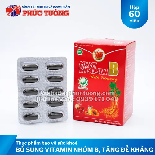 Multi Vitamin B Ginseng bổ sung các vitamin nhóm B cho cơ thể