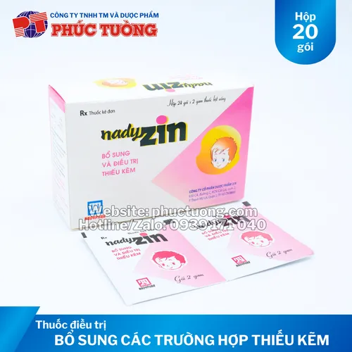 Nadyzin bổ sung kẽm cho cơ thể