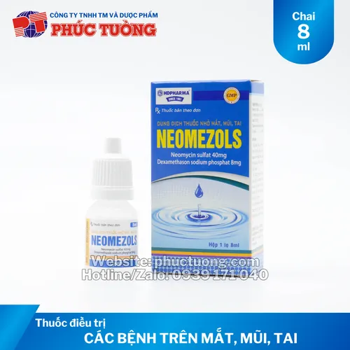 Neomezols điều trị cho các trường hợp bệnh trên mắt, mũi và tai