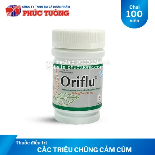 Oriflu điều trị các triệu chứng cảm cúm