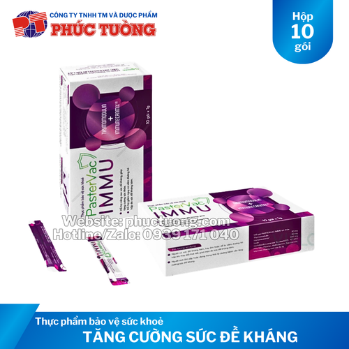 PasterVac Immu tăng sức đề kháng, giảm nguy cơ viêm đường hô hấp do sức đề kháng kém