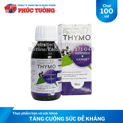PasterVac Thymo tăng sức đề kháng, hỗ trợ giảm nguy cơ viêm đường hô hấp