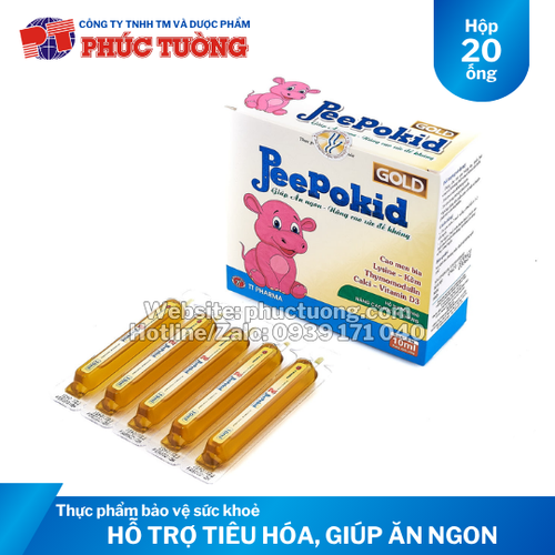 Peepokid Gold hỗ trợ tiêu hóa, giúp ăn ngon