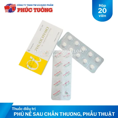 Phudchymo điều trị phù nề sau chấn thương