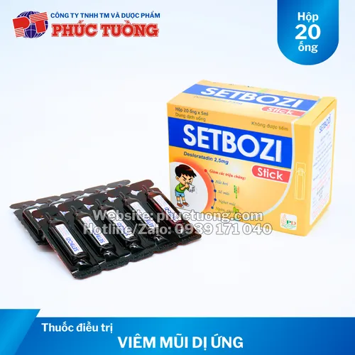 Setbozi điều trị viêm mũi dị ứng