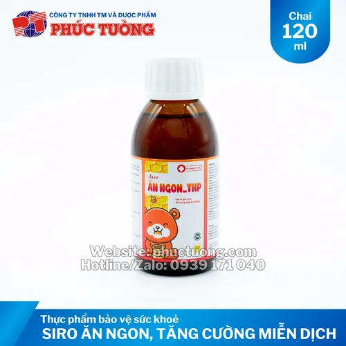 Siro ăn ngon THP kích thích tiêu hoá, giúp trẻ ăn ngon miệng, tăng cường miễn dịch