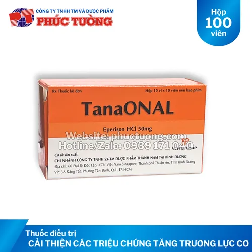 Tanaonal cải thiện các tình trạng căng cơ và liệt co cứng