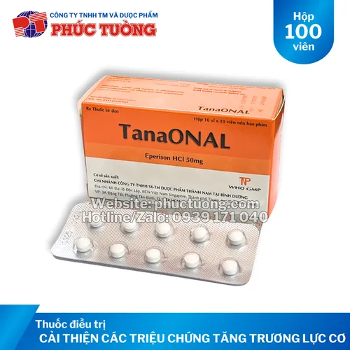Tanaonal cải thiện các tình trạng căng cơ và liệt co cứng