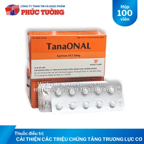 Tanaonal cải thiện các tình trạng căng cơ và liệt co cứng