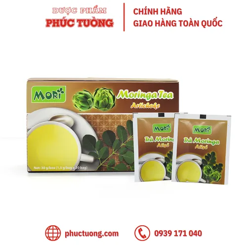 [Hết hàng]  TRÀ CHÙM NGÂY MORINGA (hộp 20 gói)