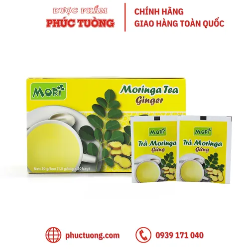 [Hết hàng]  TRÀ CHÙM NGÂY MORINGA (hộp 20 gói)