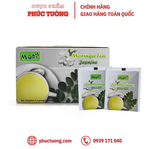 [Hết hàng]  TRÀ CHÙM NGÂY MORINGA (hộp 20 gói)