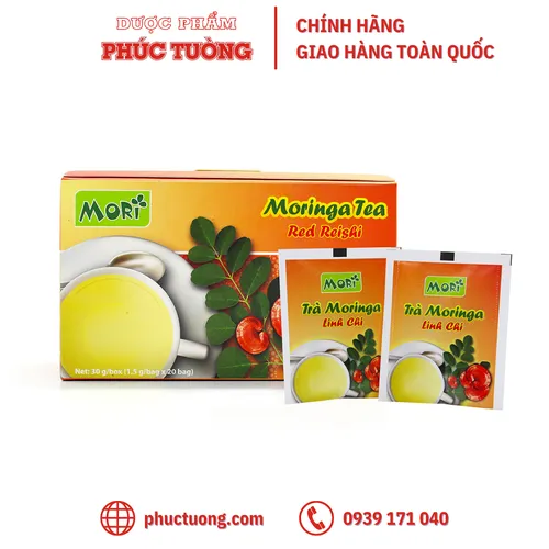 [Hết hàng]  TRÀ CHÙM NGÂY MORINGA (hộp 20 gói)