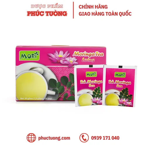 [Hết hàng]  TRÀ CHÙM NGÂY MORINGA (hộp 20 gói)