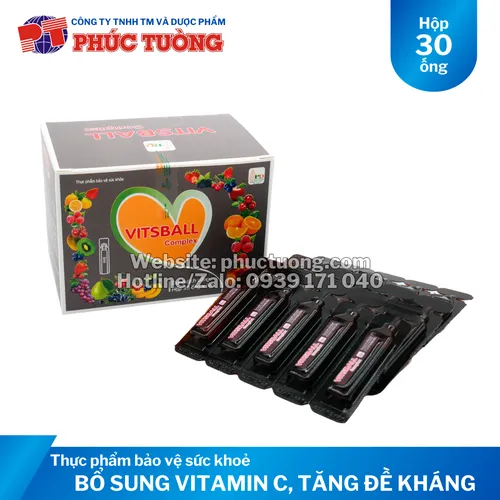 Vitsball Complex bổ sung Vitamin C cho cơ thể, tăng sức đề kháng