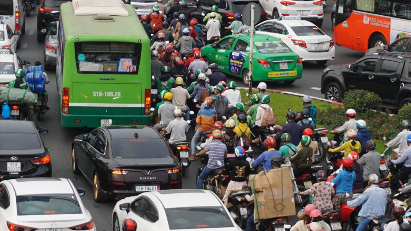 Ùn tắc giao thông những ngày cận Tết Ùn tắc giao thông những ngày cận Tết