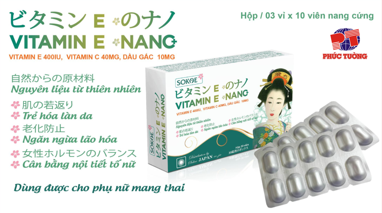 Món quà 20/11 ý nghĩa - Viên uống bổ sung Vitamin E Món quà 20/11 ý nghĩa - Viên uống bổ sung Vitamin E