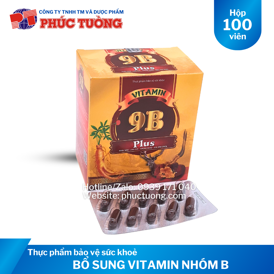 Vitamin 9B Plus bổ sung vitamin nhóm B Vitamin 9B Plus bổ sung vitamin nhóm B