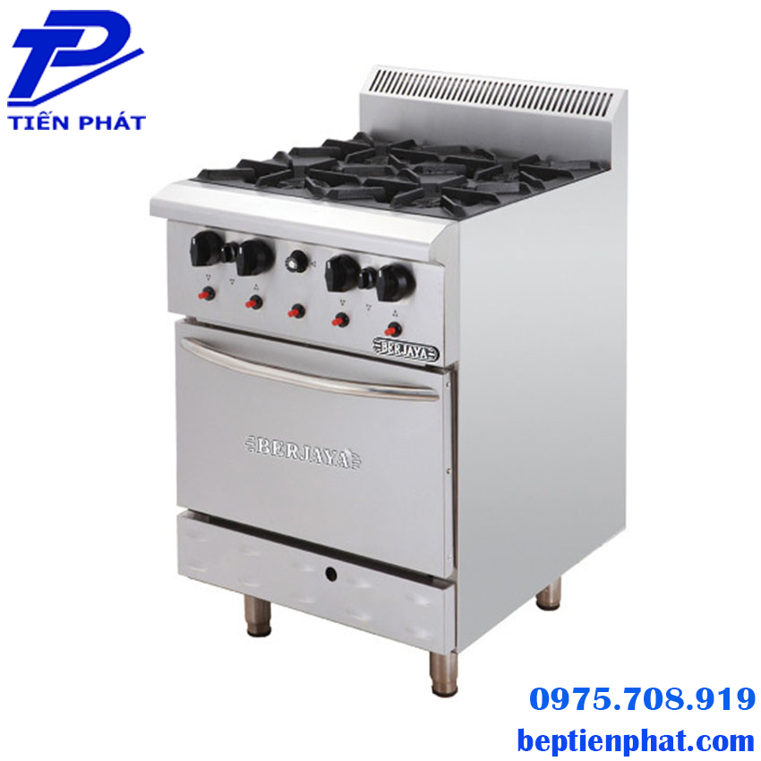 Bếp âu 4 họng có lò nướng tại bếp Tiến Phát tinh tế, tiện nghi Bếp âu 4 họng có lò nướng tại bếp Tiến Phát tinh tế, tiện nghi