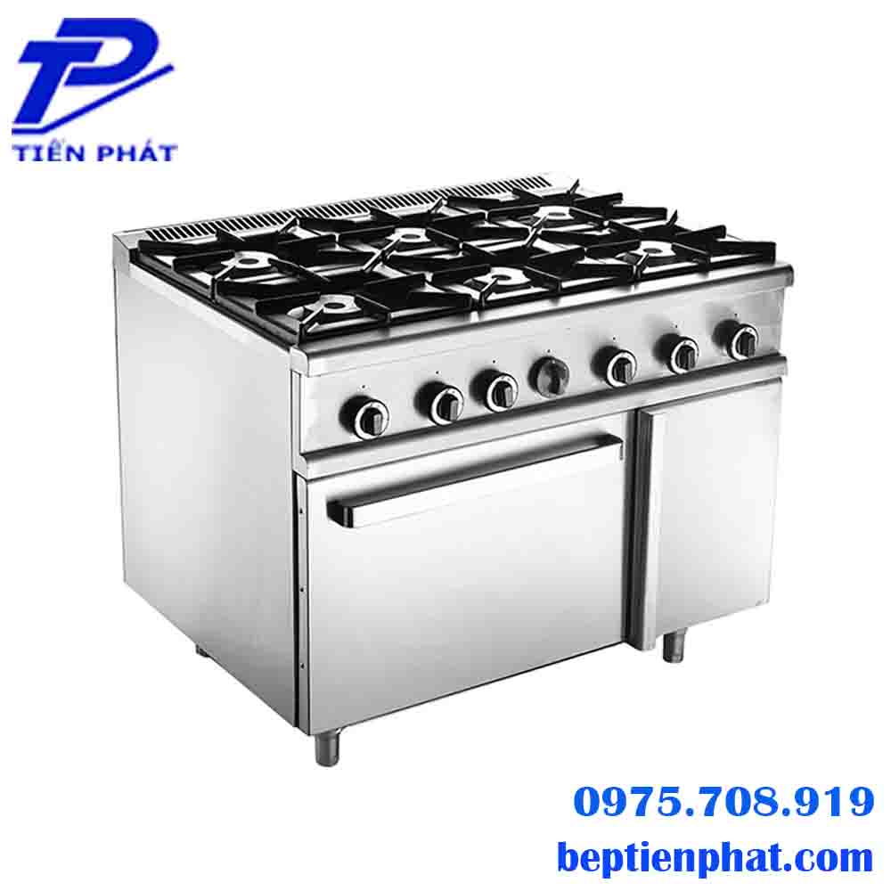 Bếp âu 6 họng có lò nướng tại bếp Tiến Phát tinh tế, tiện nghi Bếp âu 6 họng có lò nướng tại bếp Tiến Phát tinh tế, tiện nghi