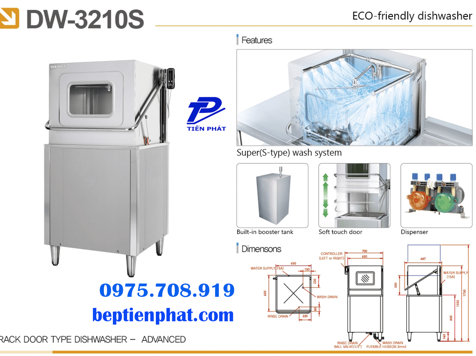 Máy rửa chén Dolphin tại Bếp Tiến Phát với nhiều tính năng vượt trội mang lại sự tiện dụng tối đa cho người dùng Máy rửa chén Dolphin tại Bếp Tiến Phát với nhiều tính năng vượt trội mang lại sự tiện dụng tối đa cho người dùng