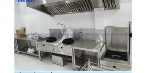 Cung cấp thiết bị inox bếp á công nghệp cho trường mâm non hoa hồng  tổng giá trị 150 triệu vnđ