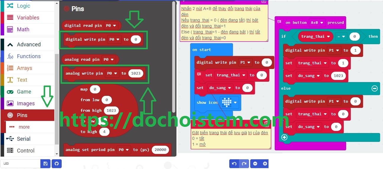lập trình module đèn LED lập trình module đèn LED