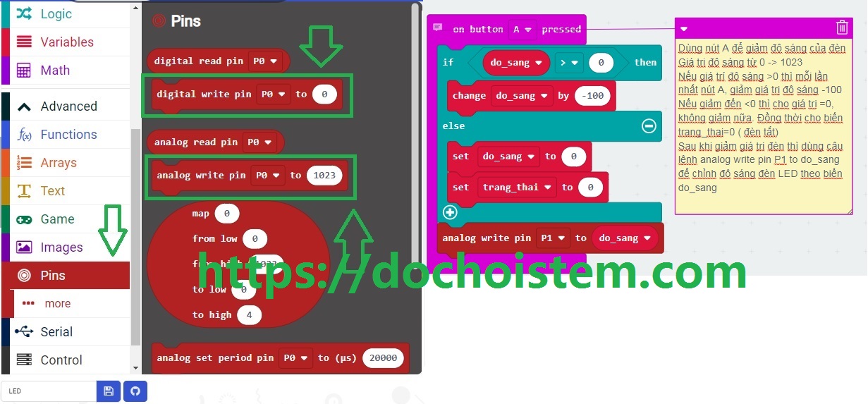 lập trình module đèn LED lập trình module đèn LED