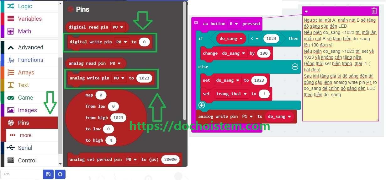lập trình module đèn LED lập trình module đèn LED