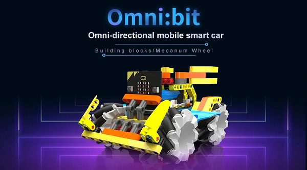 Omni:bit - Xe robot Omni Bit - Đồ chơi Lego - Lập trình Microbit