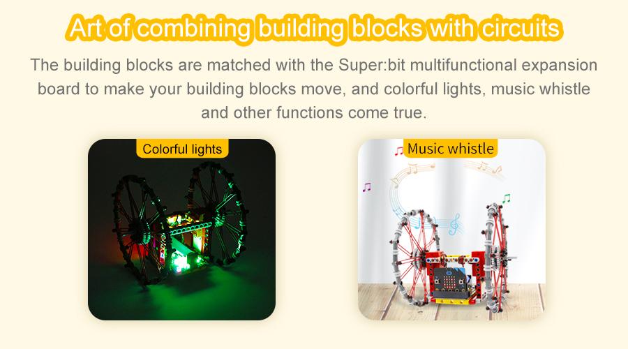 Tumble:bit - Xe robot cân bằng Tumble Bit - Đồ chơi Lego - Microbit