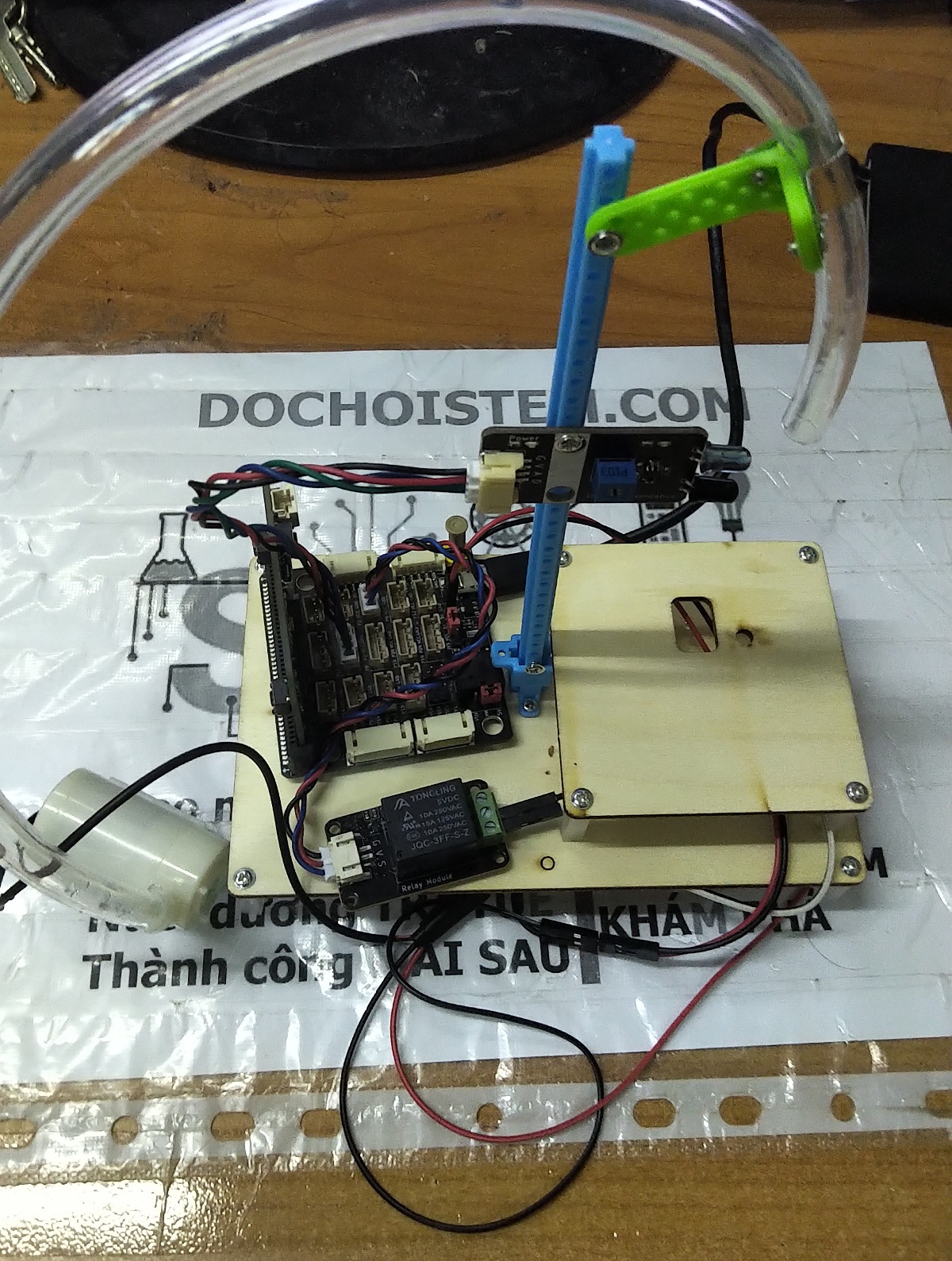 Mô hình 09 - Máy rửa tay - Bộ Kit Microbit PH2.0