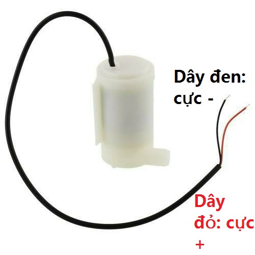 Máy bơm dùng trong mô hình Máy rửa tay - lập trình microbit Máy bơm dùng trong mô hình Máy rửa tay - lập trình microbit