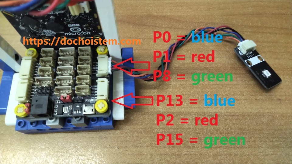 kết nối mạch mở rộng microbit ph2.0 kết nối mạch mở rộng microbit ph2.0