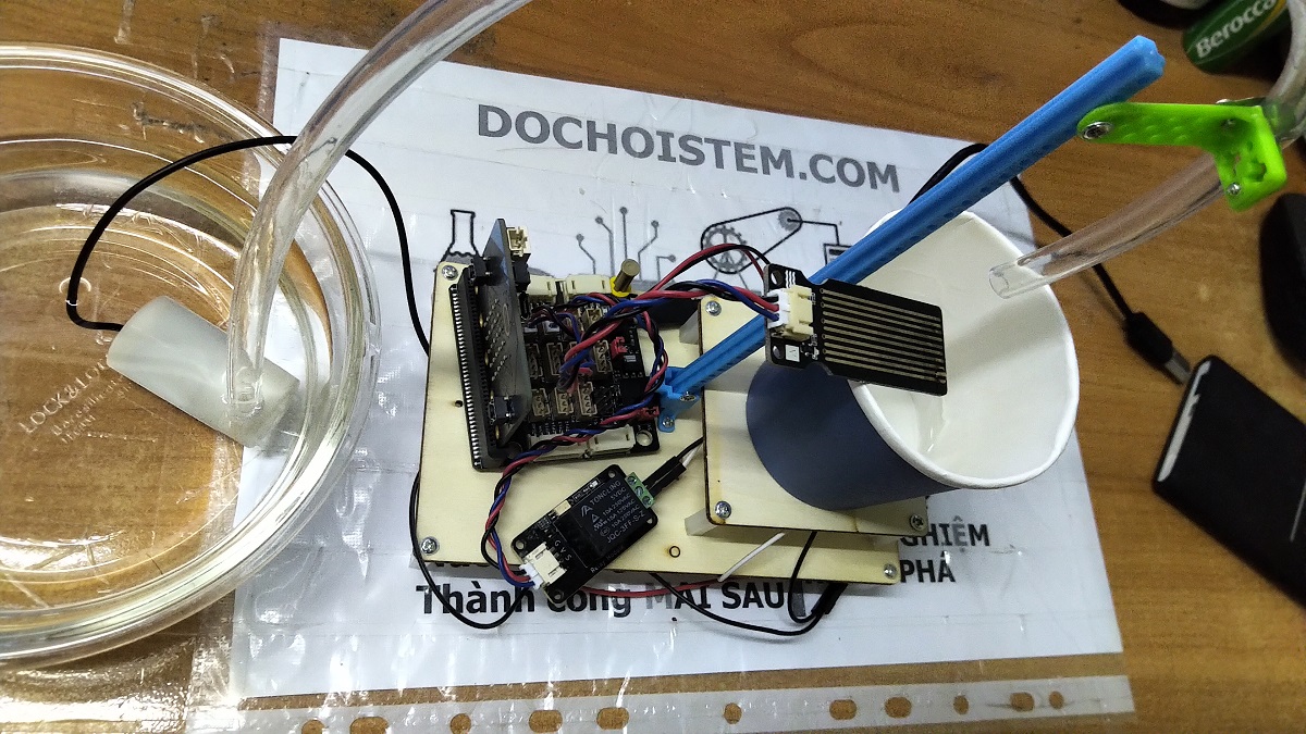 Mô hình 11 - Máy bơm nước - Bộ Kit Microbit PH2.0