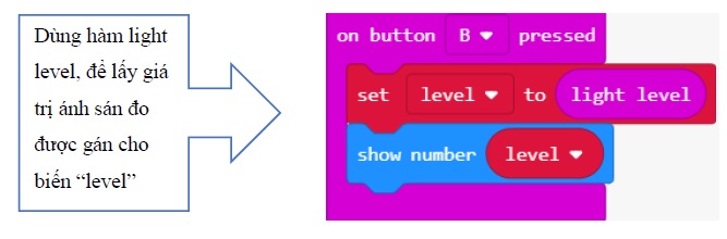 hiển thị độ sáng bbc microbit hien thi do sang bbc microbit