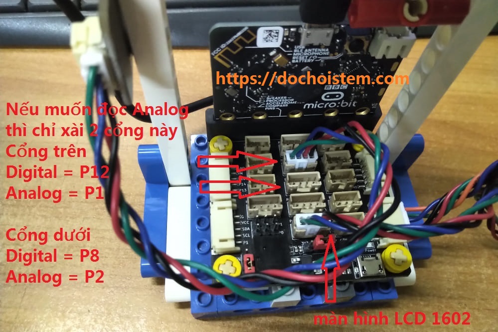 kết nối mạch mở rộng microbit ph2.0 kết nối mạch mở rộng microbit ph2.0