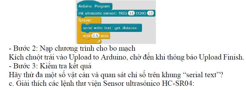 cảm biến siêu âm hc-sr04 cam bien sieu am