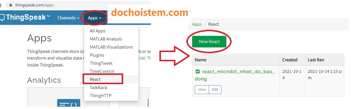 HƯỚNG DẪN CẤU HÌNH THINGSPEAK HƯỚNG DẪN CẤU HÌNH THINGSPEAK