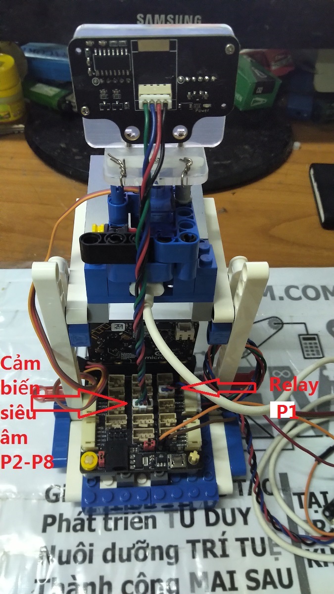 Đèn chống cận thị - Kết nối mạch mở rộng Microbit PH2.0 Đèn chống cận thị - Kết nối mạch mở rộng Microbit PH2.0