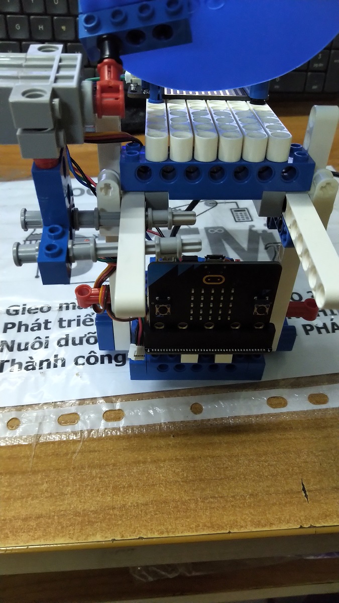 Mô hình 17 - Mái hiên tự động - Bộ Kit Microbit PH2.0