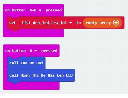 Chức năng nút A và A+B Trò chơi luyện trí nhớ Chức năng nút A và A+B Trò chơi luyện trí nhớ