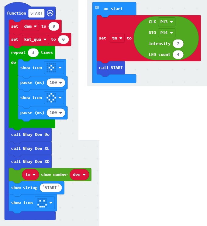 Phần Khởi động của chương trình Trò chơi luyện trí nhớ Phần Khởi động của chương trình Trò chơi luyện trí nhớ