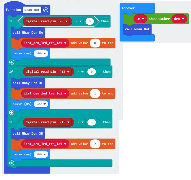 Chức năng nhận câu trả lời của Trò chơi luyện trí nhớ Chức năng nhận câu trả lời của Trò chơi luyện trí nhớ