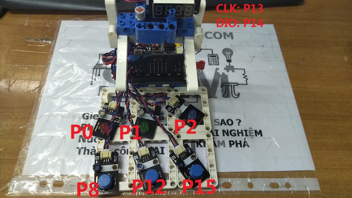 Trò chơi luyện trí nhớ - Bộ Kit Microbit PH2.0 Trò chơi luyện trí nhớ - Bộ Kit Microbit PH2.0