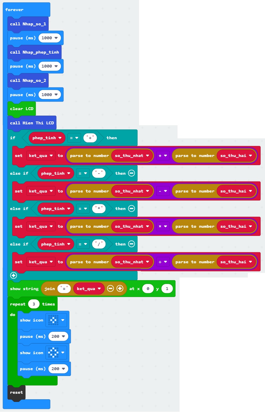 Chương trình Máy tính Casio - lập trình microbit Chương trình Máy tính Casio - lập trình microbit