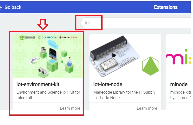 Khai báo thư viện cho module kết nối wifi trong Lập trình microbit Khai báo thư viện cho module kết nối wifi trong Lập trình microbit