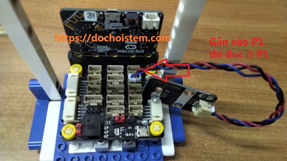 kết nối cảm biến ánh sáng với mạch mở rộng microbit ph2.0 kết nối cảm biến ánh sáng với mạch mở rộng microbit ph2.0