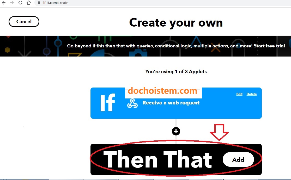 HƯỚNG DẪN CẤU HÌNH IFTTT HƯỚNG DẪN CẤU HÌNH IFTTT