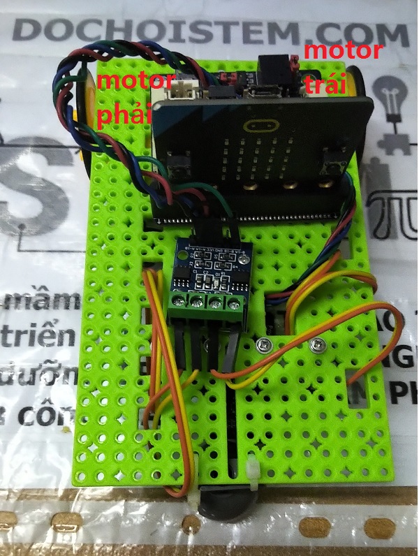 Xe dò line - Bộ Kit Microbit PH2.0 Xe dò line - Bộ Kit Microbit PH2.0